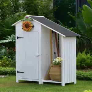 원목 조립식 야외 창고 정원 공구 도구 수납장