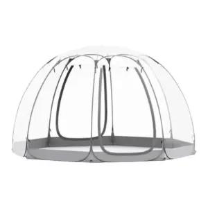 투명 돔하우스 카페 야외 테라스 쉘터 파티 방갈로 글램핑