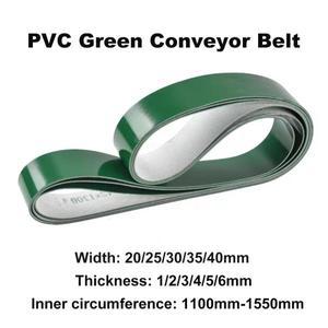 녹색 PVC 컨베이어 벨트 둘레:1100mm-1550mm 너비:20/25/30/35/40