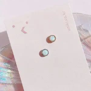 [셀러에이드](낱개판매) 아이스 오로라 귓바퀴 아웃컨츠 피어싱