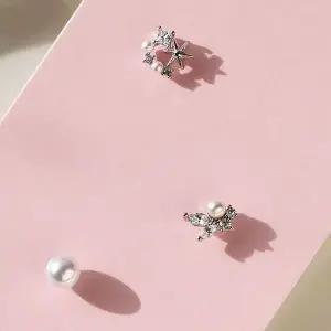 [셀러에이드](낱개판매) 화이트 페어리 아웃컨츠 귓바퀴 피어싱