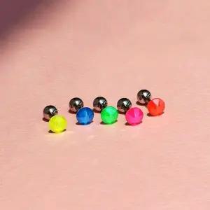 [셀러에이드](낱개판매) 네온 미러볼 아웃컨츠 연골 피어싱