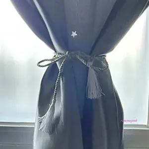 붙이는 암막커텐 회색 암막커튼 이중 별펀칭 빛차단rst339