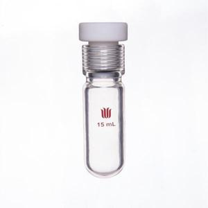 SYNTHWARE 두꺼운 벽의 내압 병, PRESSURE VESSEL, HEAVY WALL, PTFE 내부 스레드 플러그, P16