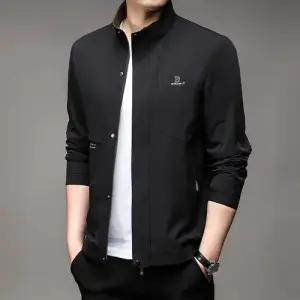 슬램덩크 남성 캐주얼 가을 바람막이 점퍼 자켓 코트 차이나넥 솔리드 상의 HO3