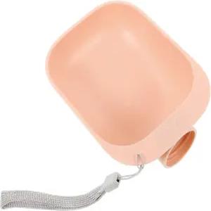 보울 부착이 가능한 휴대용 여행용 반려견 물병 야외 수분 공급을 위한 간편한 청소 복근 소재 BESPORTBLE