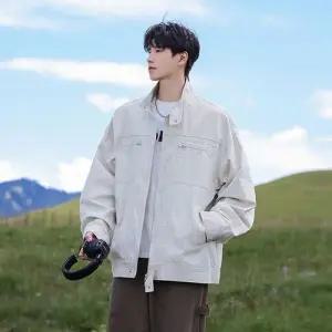 슬램덩크 남사친 빈티지 봄 가을 차이나 재킷 점퍼 순면 코트 바람막이 디트로이트 HO3