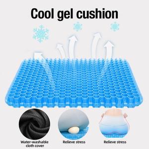 부드럽고 탄력 있는 실리콘 다목적 카시트 쿠션, 내구성이 뛰어난 지퍼가 달린 탈착식 커버, 미끄럼 방지