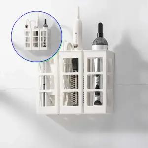 쌍문상회 고데기선반 욕실수납함 방열거치대 화장실정리