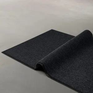 MaxMat 내구성 고무 도어 매트 - 헤비 듀티 실내/외 이지 클린 방수 엔트리용 로우 프로파일 파티오 차고