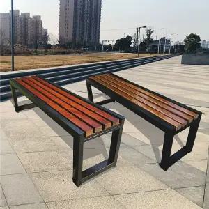 공원 벤치 의자 정류장