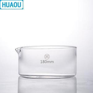 HUAOU 3.3 유리 실험실 화학 장비, 붕규산염 결정 접시, 180mm