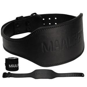 버클, 헬스장, 운동 및 웨이트 트레이닝이 가능한 역도 가죽 벨트 - 남녀용