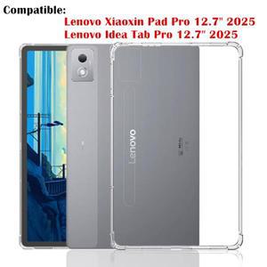 Lenovo Xiaoxin Pad Pro 12.7 인치 2025 TB373FU 실리콘 에어백 소프트 TPU 커버 Idea Tab TB375FC 태블릿