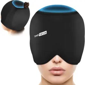 커버력이 뛰어난 컴파이테크 헤드 스 팩 랩 콜드 캡 쿨링 젤 모자 미디엄 블랙