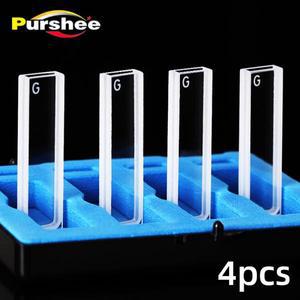 뚜껑과 leve 밑바닥 (2mm) 를 가진 4 PCS 표준 세포