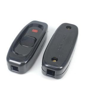 AC 240V 10A 침대 옆 램프 스위치 인라인 ON/OFF LED 표시 등 버튼 테이블 코드 케이블