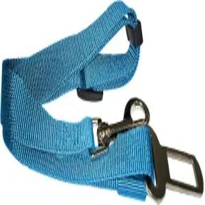 자동차 및 표준 차량용 퍼헤이븐 조절식 반려동물 안전벨트 - 라군 블루 원 사이즈