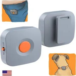 리모컨이 있는 반려견 훈련 목걸이 - 소형 중형 대형견 E 칼라 방수견 충전식 및 행동 보조견 액세서리