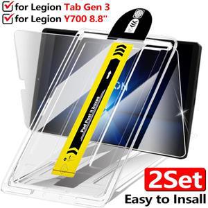 Lenovo Legion Tab Gen3 2025 Y700 2025/2024/2023 8.8인치 스크래치 방지 강화 유리용 화면 보호기 설치가