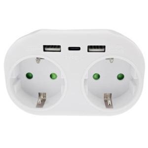 펑이디즈 EU KR 플러그 멀티탭 AC 콘센트 USB 충전 포트 벽면 소켓 전원 어댑터 가정 및 사무실용 전기