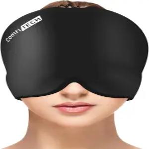 컴파이테크 헤드 스 팩 랩 콜드 캡 쿨링 젤 모자 미디엄 다크 블랙