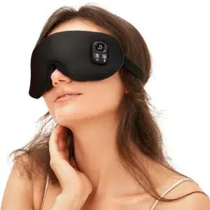 건조한 눈을 하는 온열 마스크 4가지 열 설정 및 타이머가 있는 무선 웜 컴프레시 수면 편두통 여행 여성