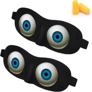 여성용 Tphon 수면 마스크 재미있는 눈가리개 스트랩을 조절할 수 있는 100 블랙아웃 여행 낮잠 교대 근무