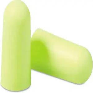 3M 이어플러그 E-A-Rsoft 옐로우 네온 315-1250 일회용 200쌍 개별 포장 일반 크기 코드 없음 33 NRR