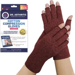 의사는 여성과 남성을 위한 압박 장갑 오픈 핑거 관절염 타이핑 및 손목 터널을 개발했습니다