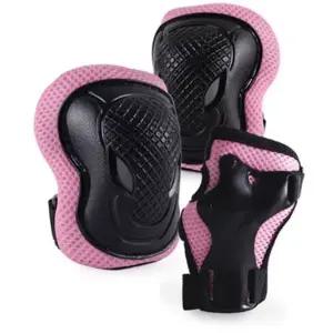 비바 아동 인라인 자전거 보호대 핑크 손 팔꿈치 무릎