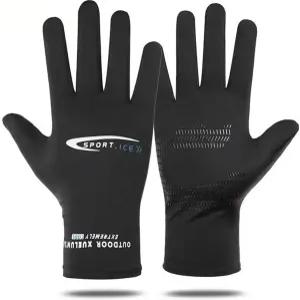 홀리버티 경량 실크 여름 장갑 미끄럼 방지 야외 스포츠 드라이빙 사이클링 겨울 따뜻한 러닝 라이너 선