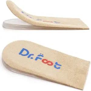 닥터풋 조절 가능한 정형외과 힐 트 인서트 다리 길이 불일치를 위한 높이 증가 깔창 스퍼스 스포츠 부상