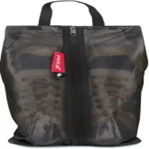 여행용 신발 가방 체육관용 방수 파우치 스포츠용 냄새 방지 축구 클리츠 블랙 1팩 포장