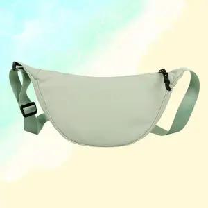 [셀러에이드]여행용 반달 미니 크로스백 휴대폰 지갑 파우치