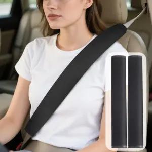 2025년 업그레이드된 엑스트라 롱 카 안전벨트 커버 최고의 편안한 운전 경험을 위한 2팩 19.7인치 패드