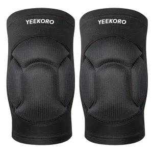 두꺼운 SBR 패드가 있는 무릎 스포츠 지지 슬리브 미끄럼 방지 레슬링 보호대 성인 청소년용 운동 스노보드