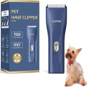 개 그루밍을 위한 애완동물 털깎이 매트한 저소음 고양이 방수 무선 면도기