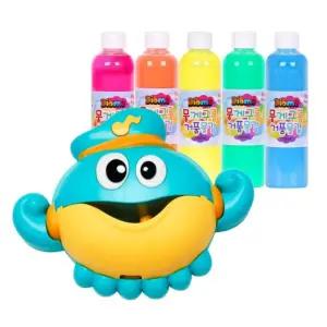 선장 문어 기프트팩 - 스탠다드목욕놀이 물감 미술 장난감 용품 어린이 버블 메이커 거품