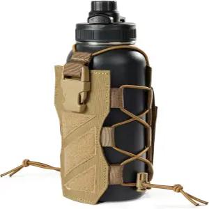 원티그리스 몰 물병 홀스터 32온스 조절 가능한 홀더 전술 파우치 야외 스포츠용 스트랩이 있는 가벼운