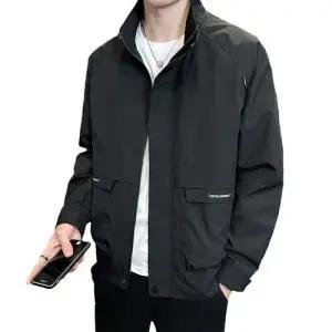 록쉬블몰 가을 캐주얼 남성용 바람막이 점퍼 차이나 재킷 비행복 HO3