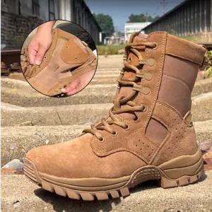 밀리터리 부츠 워커 빈티지 스웨이드 사막화 전투화 남성