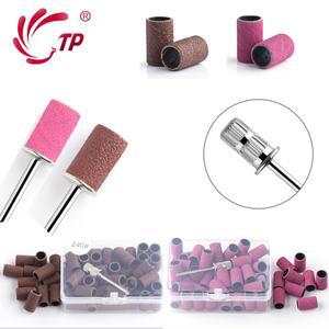 TP 50피스 샌딩 밴드 네일 드릴 비트 풋 케어 폴리싱 매니큐어 젤 폴리쉬 리무버 교체 도구
