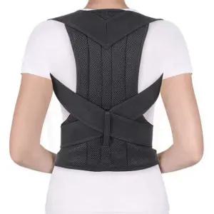 자세로 목을 바른 밴드 어깨 말린 등 굽은 유도