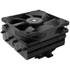Thermalright SI-100 블랙 CPU 에어 쿨러, 6 6mm 히트 파이프, S-FDB V2.0 베어링, AG 3.0 기술을 갖춘 TL-E12B PWM 콰이어트 팬 AMD AM4 AM5 / Intel 1150 1151 1200 1700 2066 1851