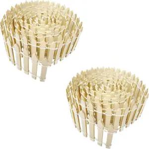 혼베이 2PCS 나무 미니어처 정원 켓 울타리 장 울타리(길이 90cm/35)