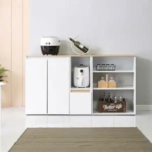 보네스 낮은 모던 주방 수납장 3종 세트