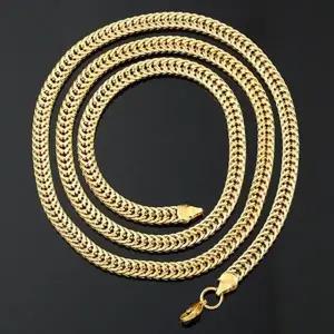 골드 볼드 꼬임 체인 목걸이