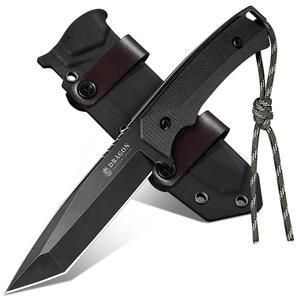 드래곤 크릭 고정 칼날 핸들 블랙