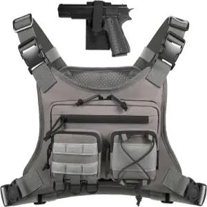 라르쿠 스포츠 가슴 홀스터 가방 EDC 파우치 IFAK 팩 달리기용